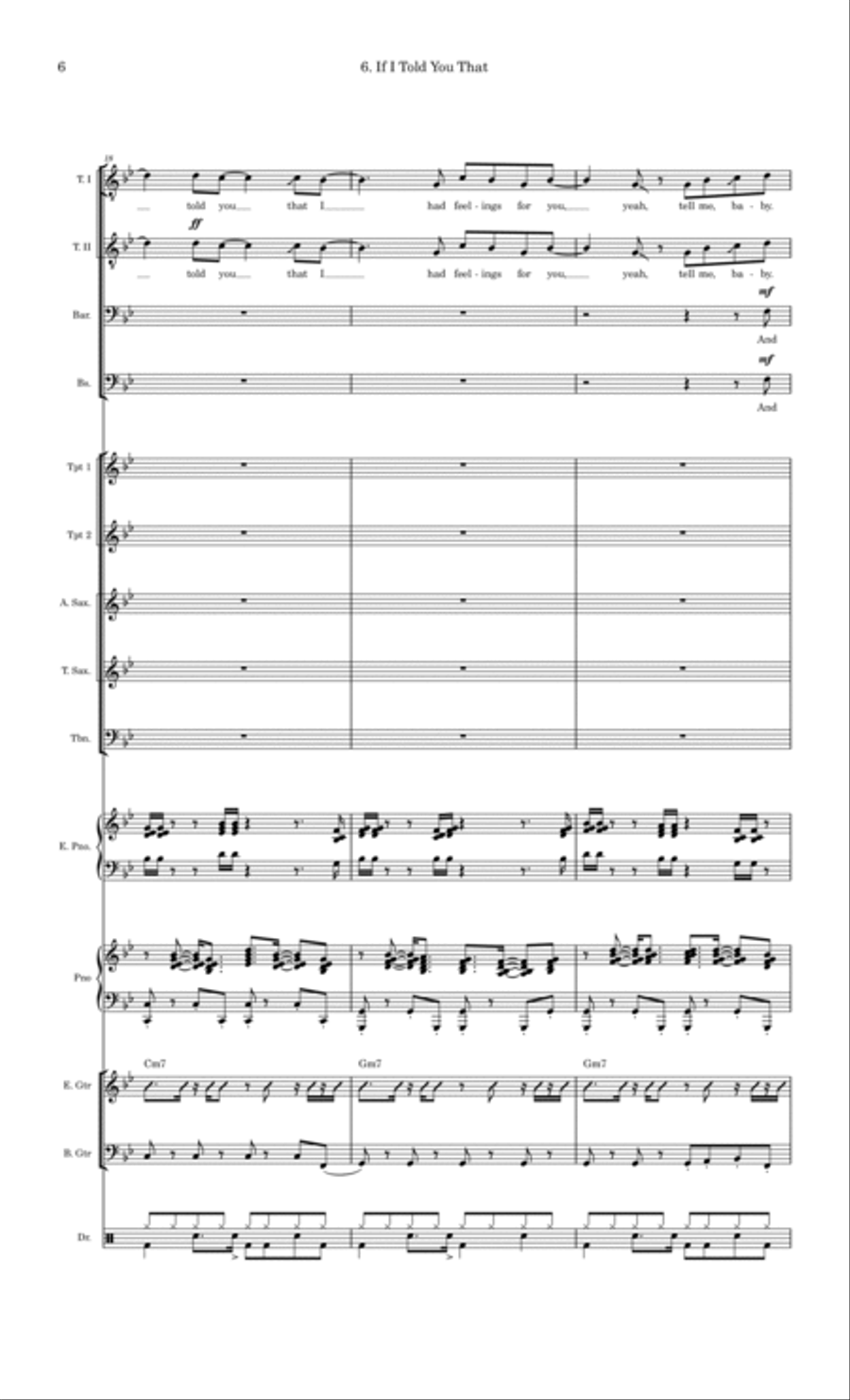 If I Told You That Large Ensemble scores gallery preview page 6