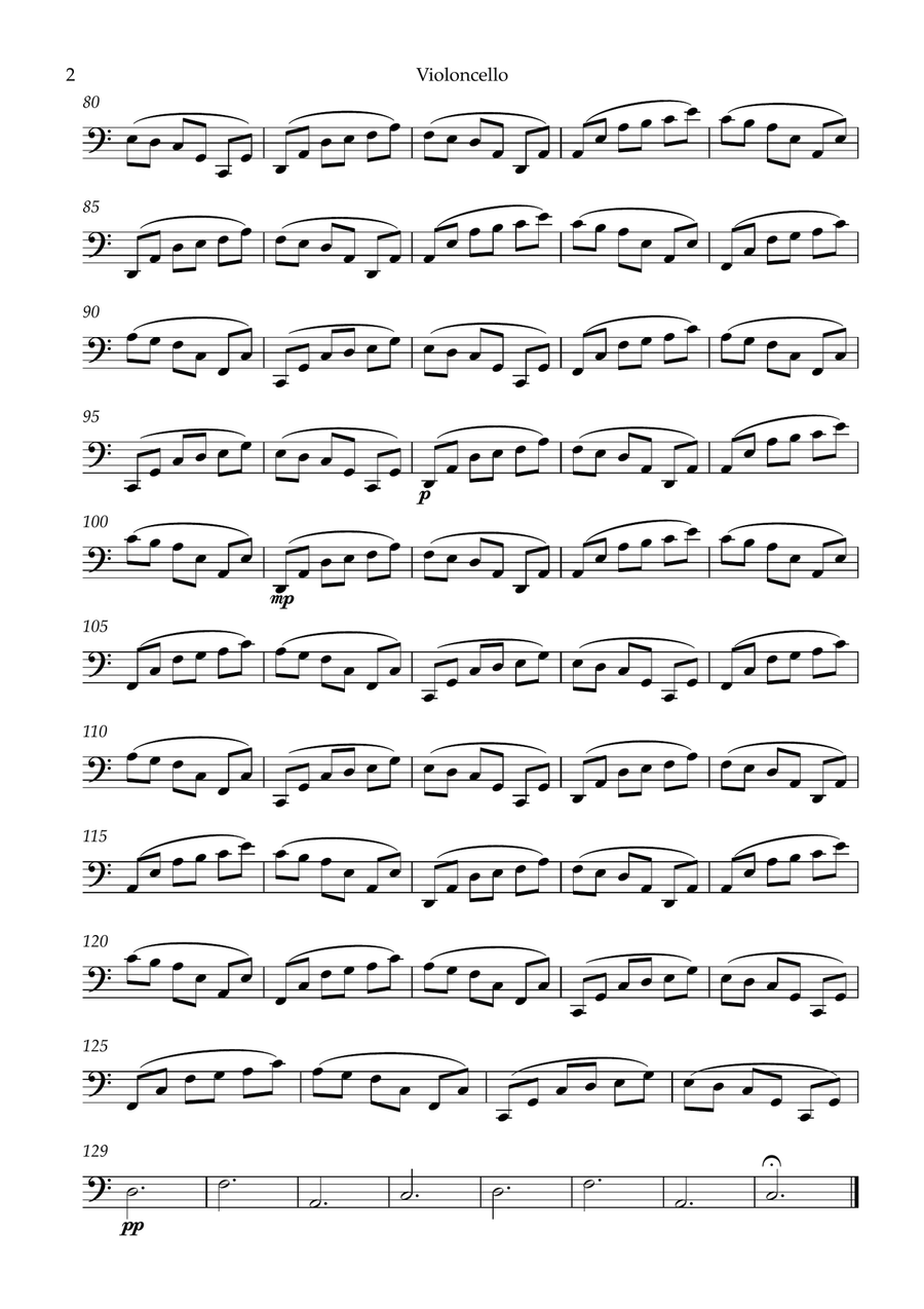 La Valse D'amelie String Duet scores gallery preview page 2