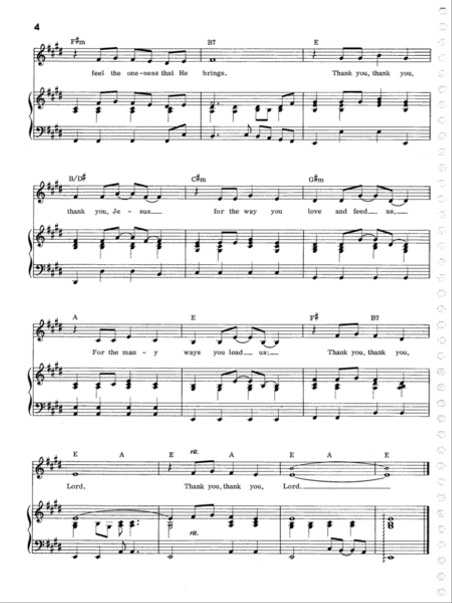 Everything for the Church Soloist Piano, Vocal, Guitar scores gallery preview page 4