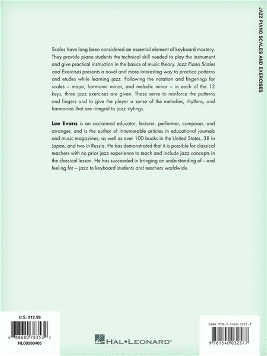 Jazz Piano Scales and Exercises Piano Method scores gallery preview page 8