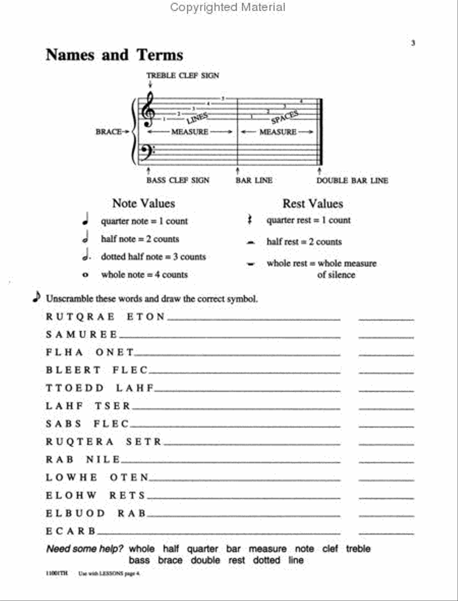 Michael Aaron Piano Course Theory Piano Method scores gallery preview page 2