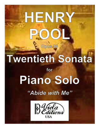Book cover for Twentieth Sonata for Piano Solo in C#-la