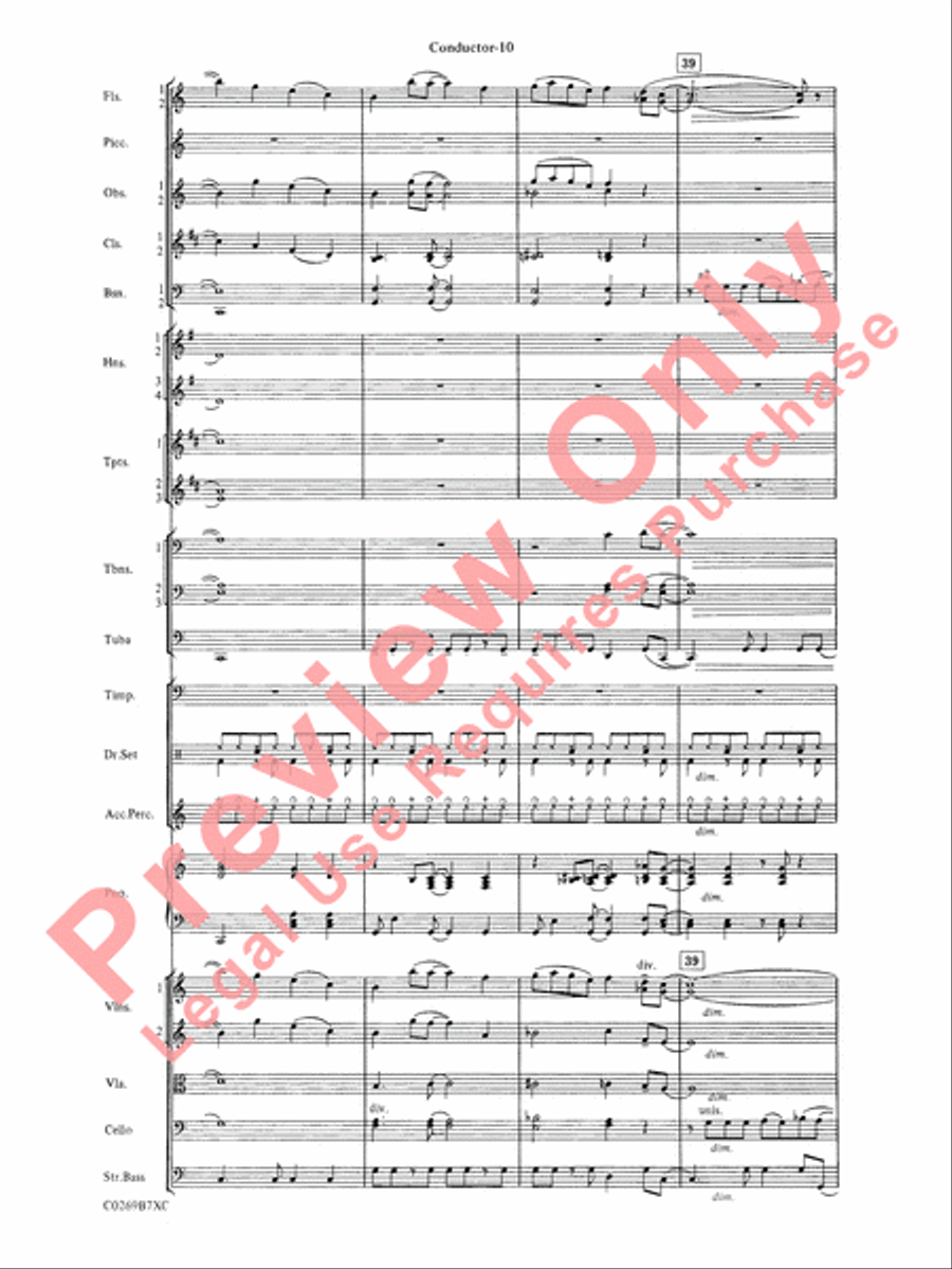 Leroy Anderson Favorites Leroy Anderson Favorites Full Orchestra scores gallery preview page 13