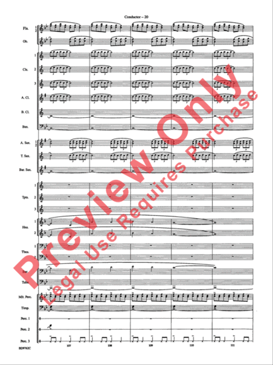 By Loch and Mountain Concert Band scores gallery preview page 23