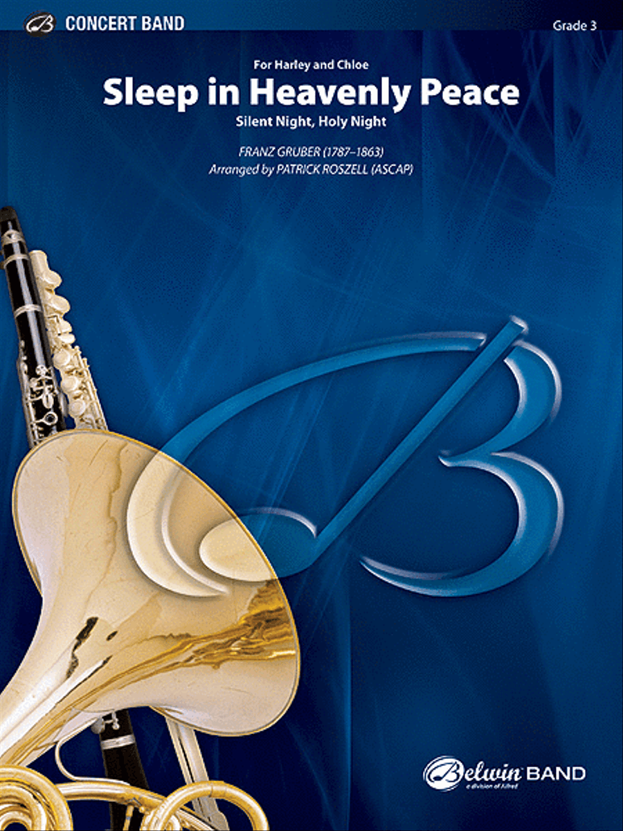 Sleep in Heavenly Peace Concert Band scores gallery preview page 1