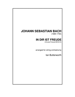 J.S.BACH In dir ist Freude (BWV615) for string orchestra
