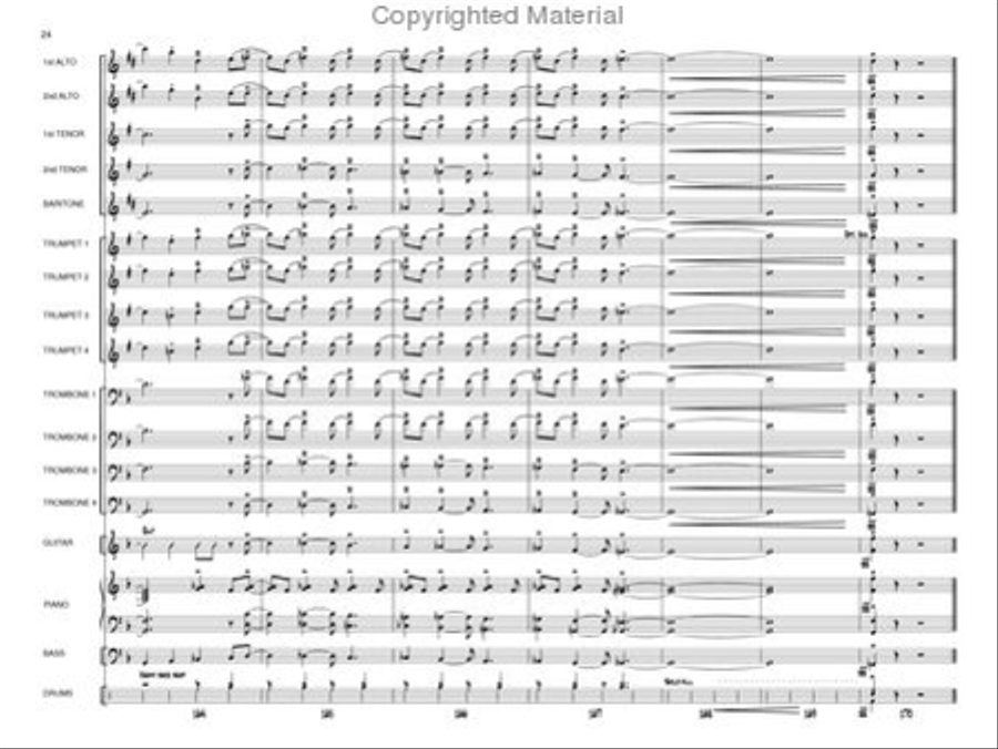 Pedal to the Metal Jazz Ensemble scores gallery preview page 23