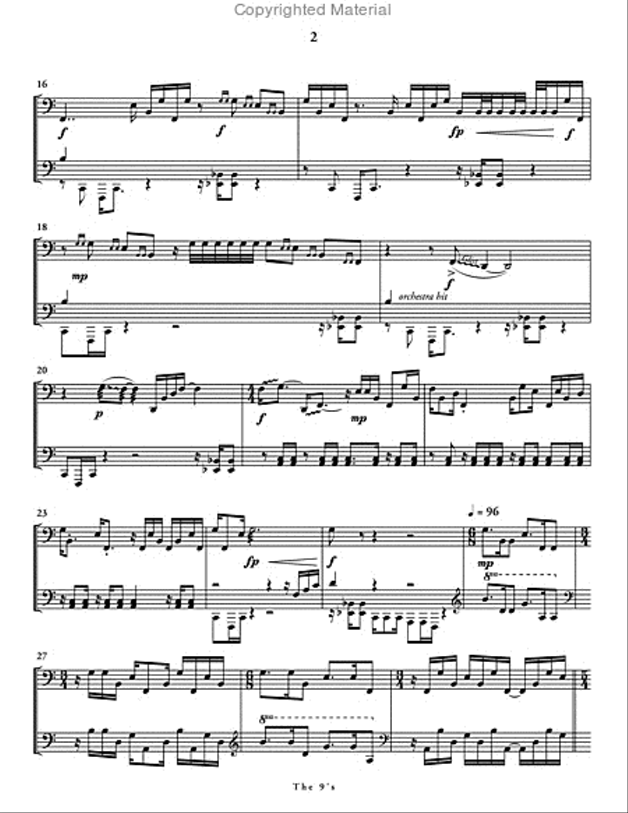 The 9s Percussion Ensemble scores gallery preview page 3