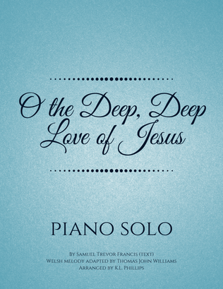 Book cover for O the Deep, Deep Love of Jesus - Piano Solo