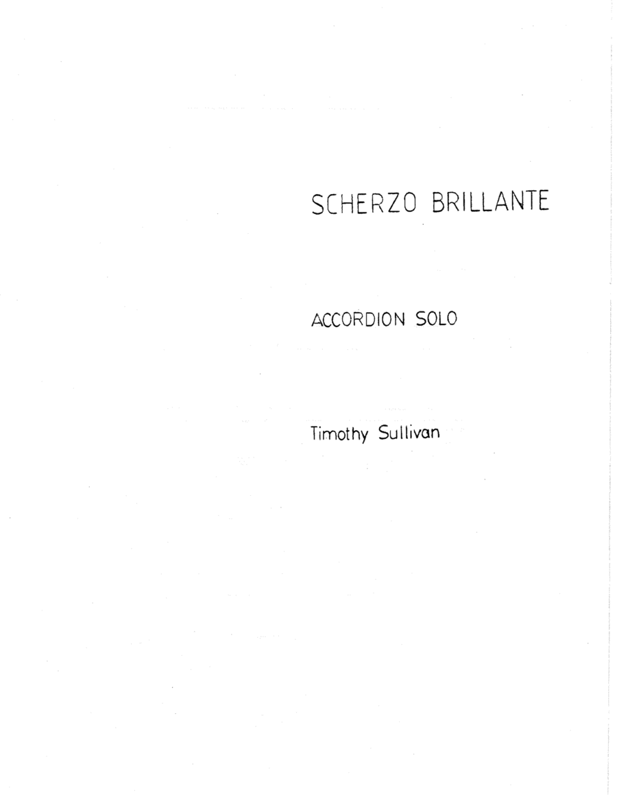Scherzo Brillante Accordion scores gallery preview page 1