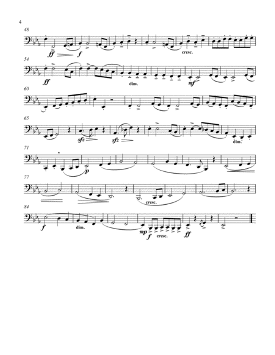 Stylistic Etudes for Tuba Tuba scores gallery preview page 4