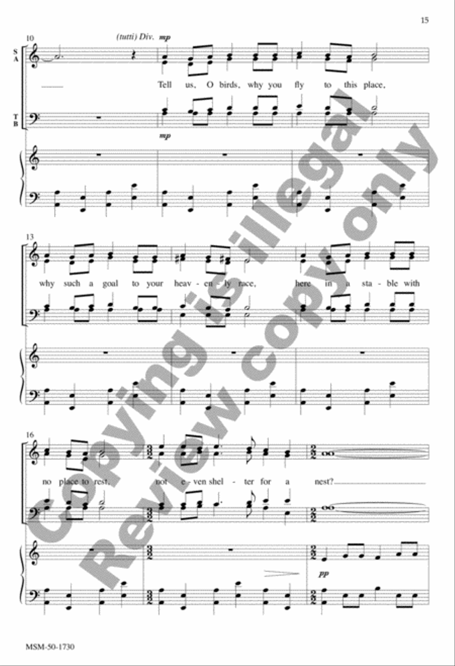 Three French Carols SA scores gallery preview page 13