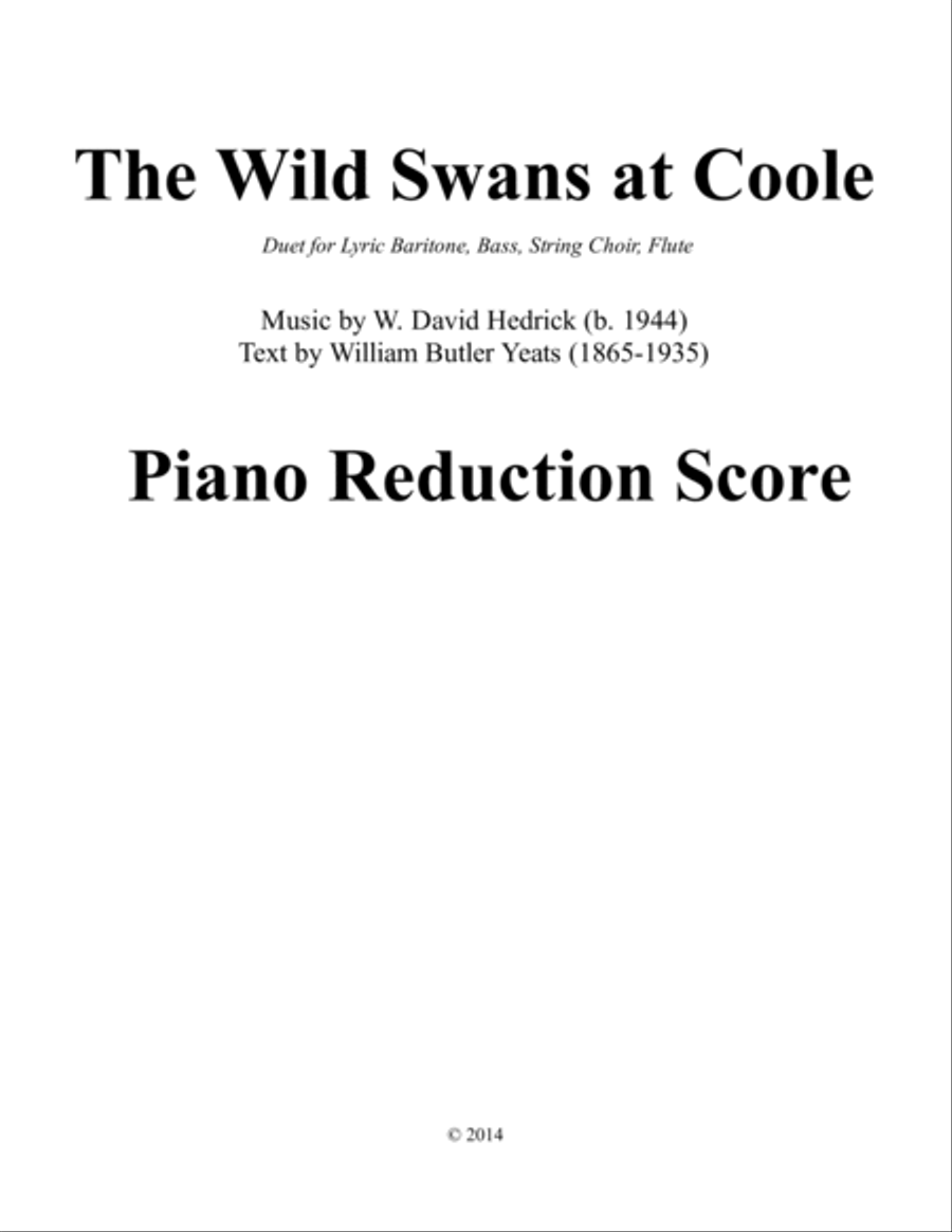 The Wild Swans at Coole Small Ensemble scores gallery preview page 2