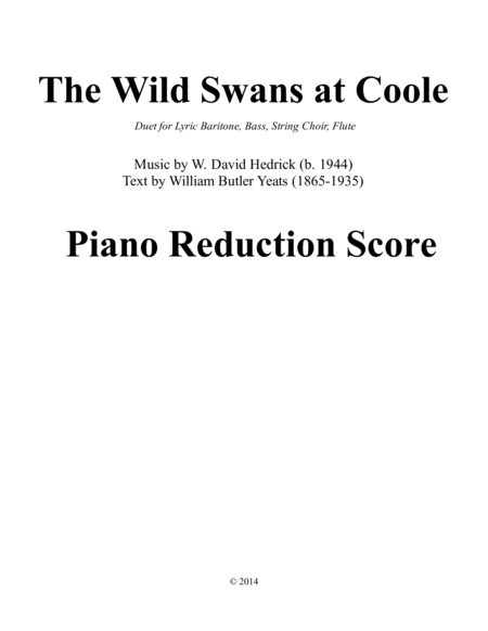 The Wild Swans at Coole image number null