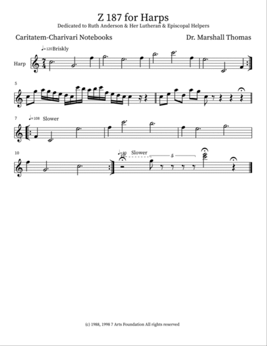 Z 187 for Harps Harmonica scores gallery preview page 5
