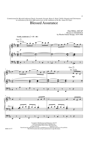 How Great Thou Art Three Hymns for Organ image number null