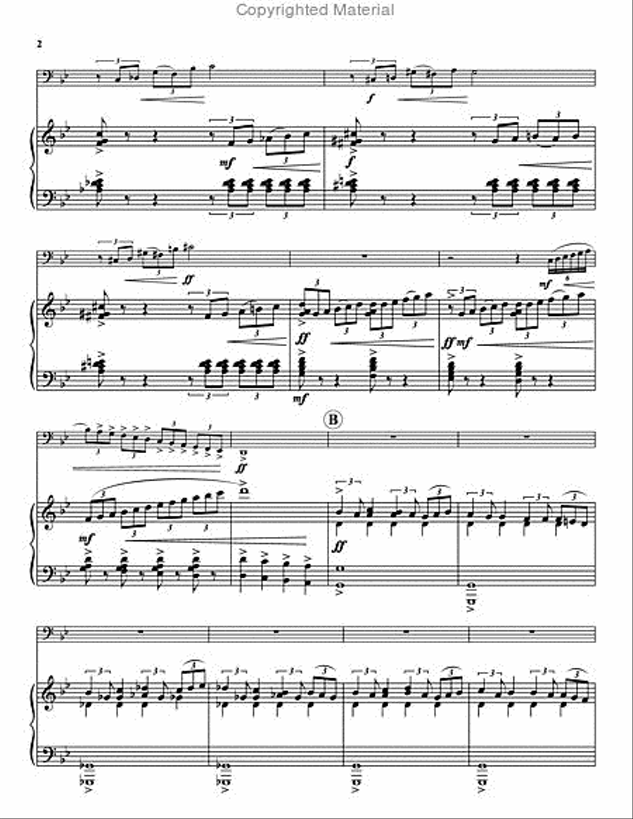 Concerto for Tuba Concerto for Tuba Tuba scores gallery preview page 3