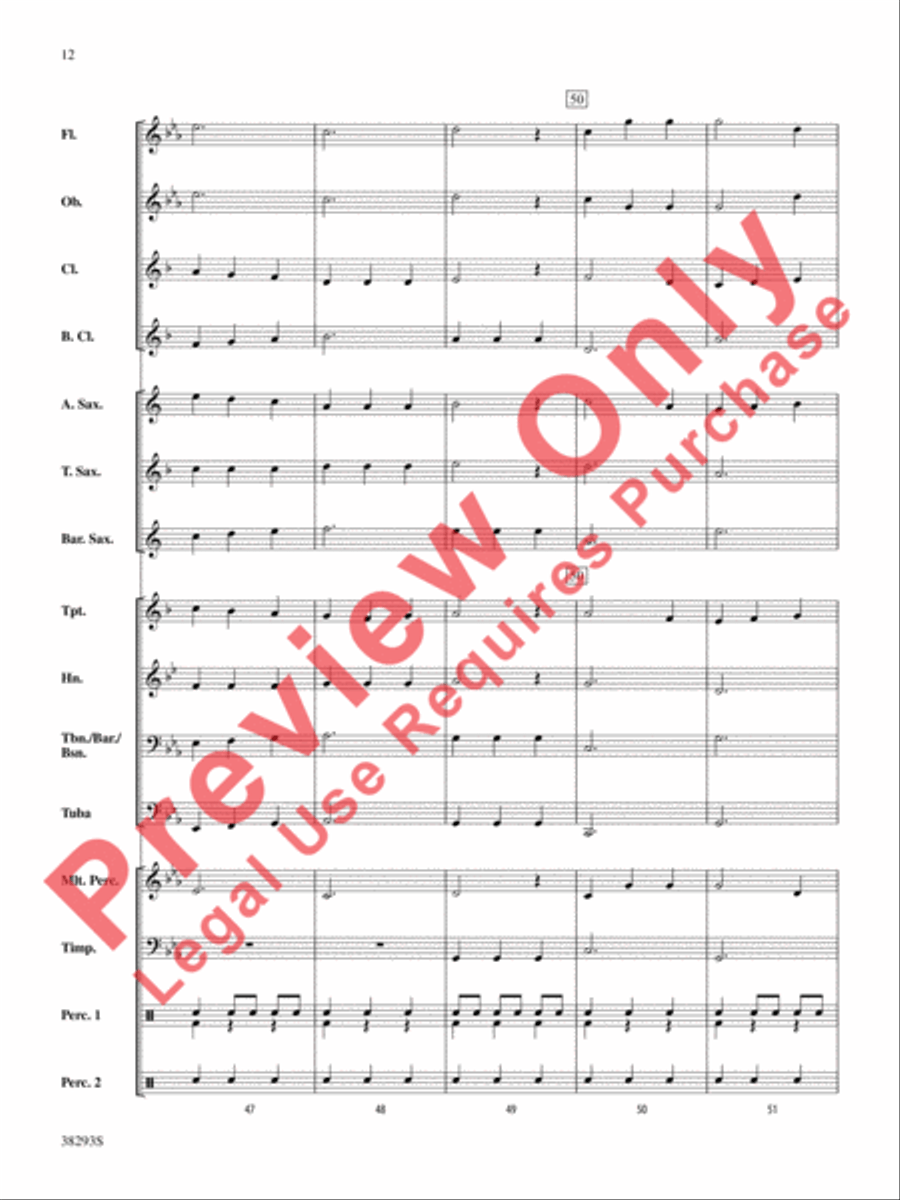 The Beast Concert Band scores gallery preview page 12