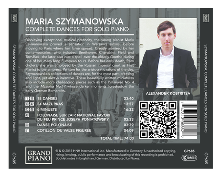 Szymanowska: Complete Dances for Solo Piano