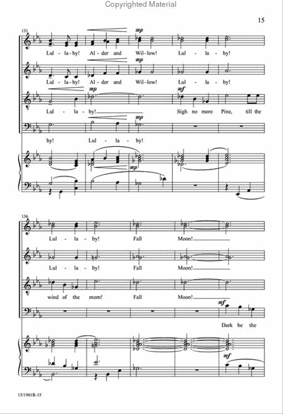 Sing All Ye Joyful 4-Part scores gallery preview page 14
