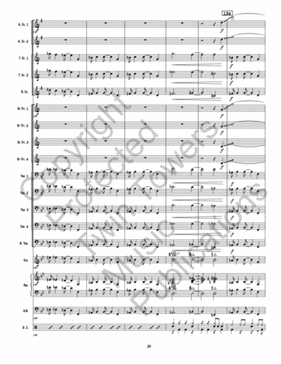 Caramel Macchiato Caramel Macchiato Jazz Ensemble scores gallery preview page 21