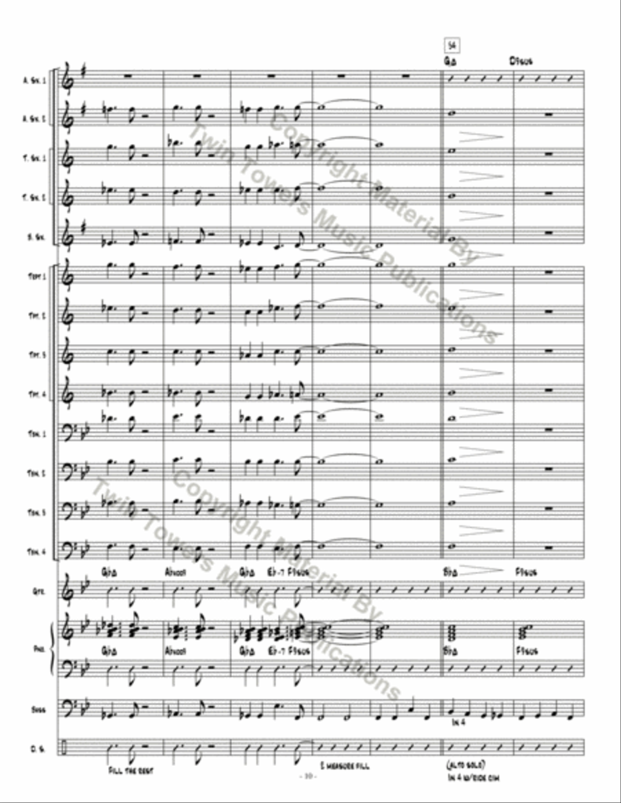 Ice is Nice Jazz Ensemble scores gallery preview page 11