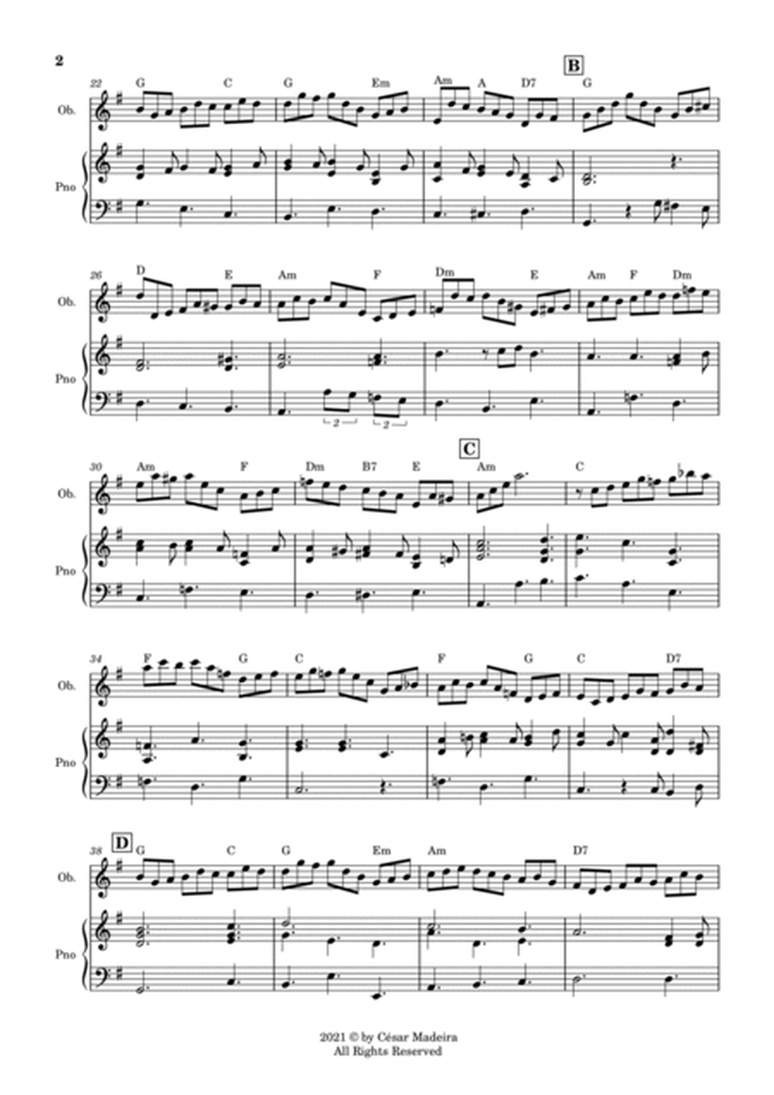 Jesu, Joy of Man's Desiring - Oboe and Piano (Full Score and Parts) image number null