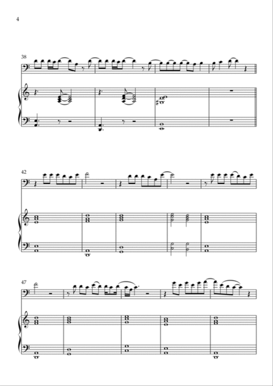 Flowers Piano scores gallery preview page 4
