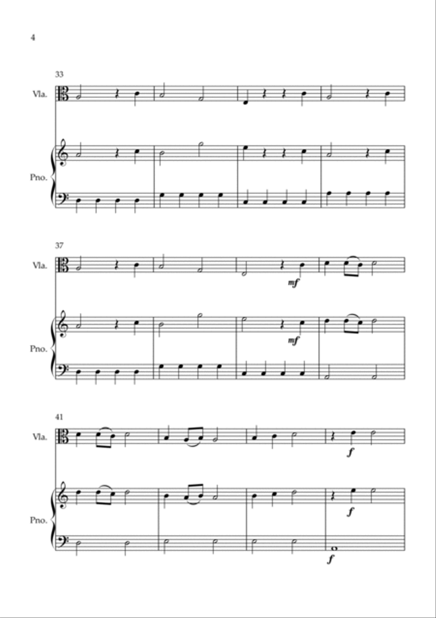 Flowers Viola scores gallery preview page 4