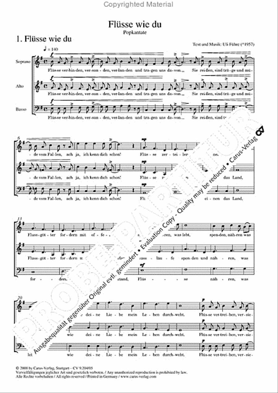 Flusse wie du 3-Part scores gallery preview page 2
