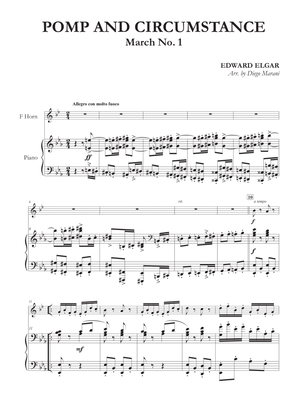 Pomp and Circumstance March No. 1 for Horn and Piano