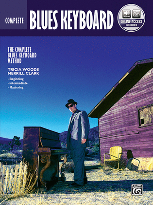 Book cover for Complete Blues Keyboard Method Complete Edition