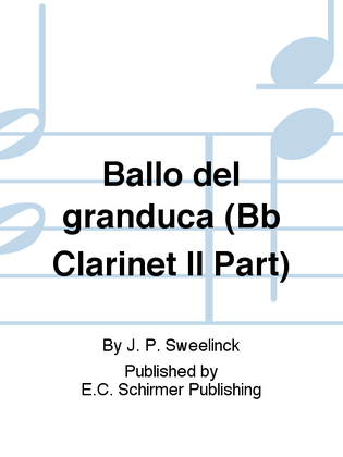 Ballo del granduca (Bb Clarinet II Part)