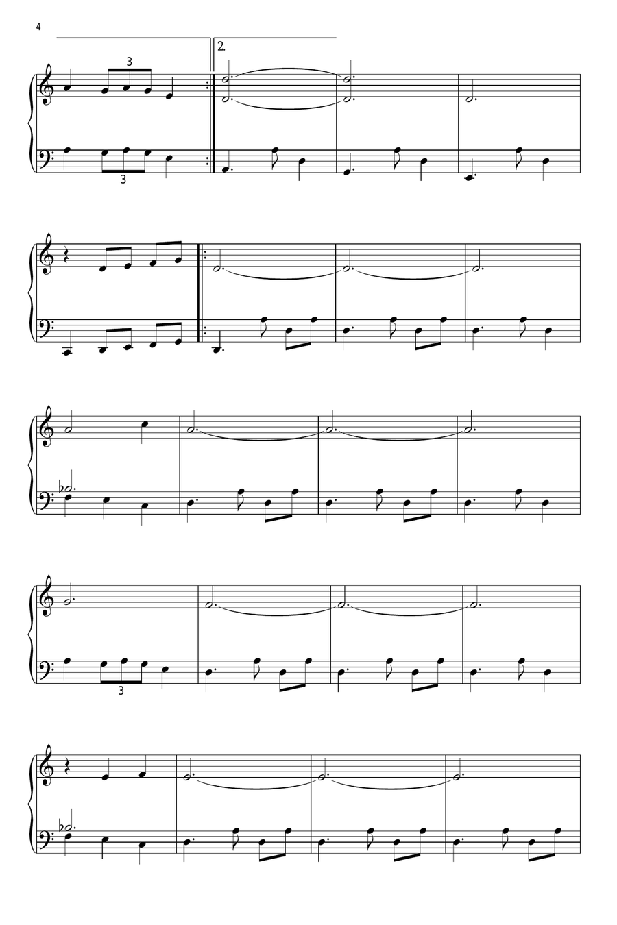 The Pirate That Should Not Be Piano Solo scores gallery preview page 4