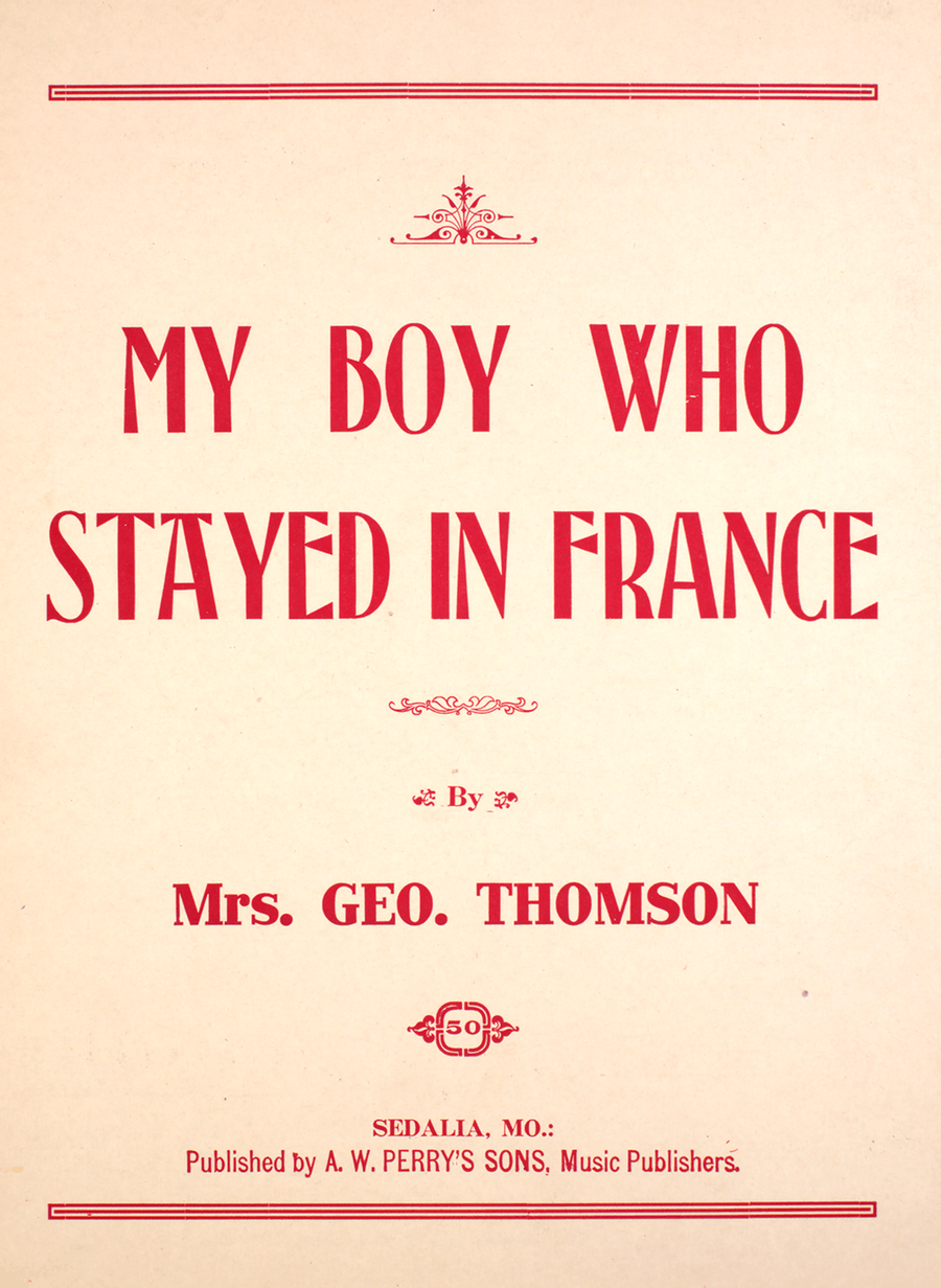 My Boy Who Stayed In France