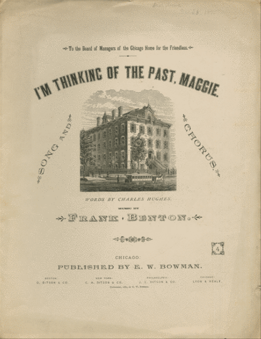 I'm Thinking of the Past, Maggie. Song and Chorus Choir scores gallery preview page 1