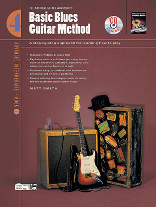 Book cover for Basic Blues Guitar Method, Book 4