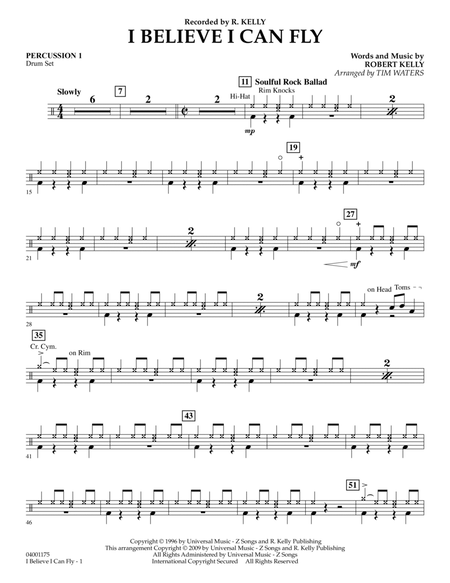 I Believe I Can Fly - Percussion 1
