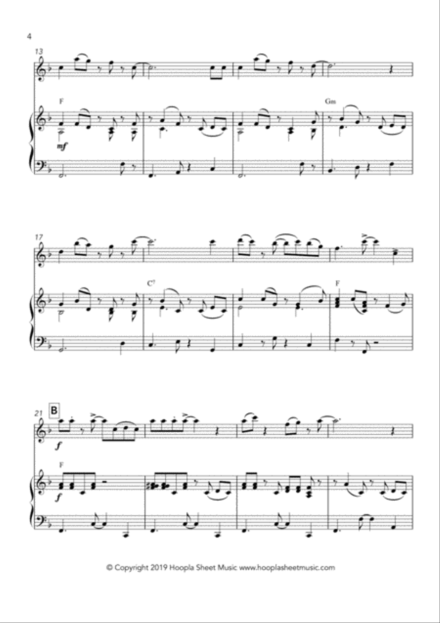 We Wish You A Jazzy Christmas (Ten Cool New Takes on Classic Carols) Flute Solo scores gallery preview page 6