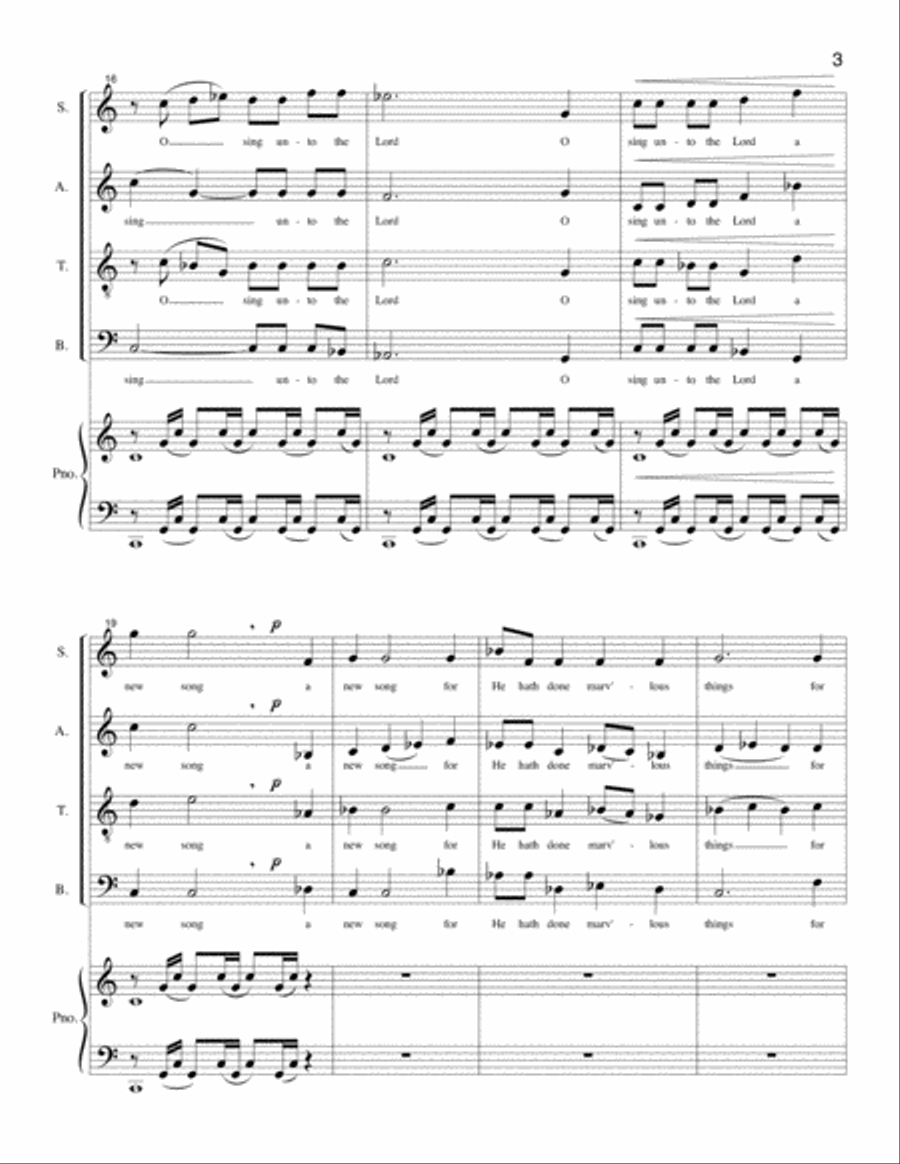 O Sing Unto The Lord image number null