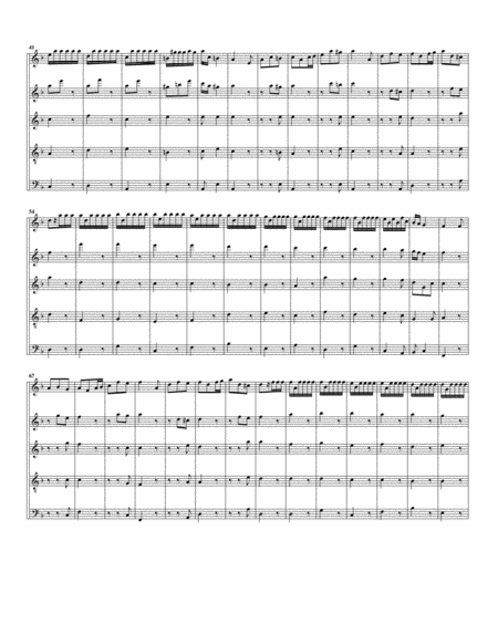Concerto, Op.5, no.9 (arrangement for 5 recorders)