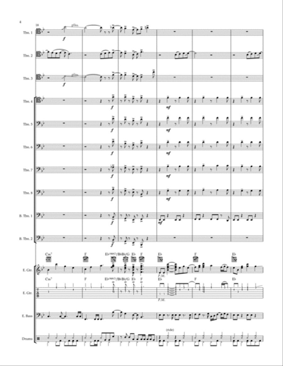 Just You 'n' Me Trombone scores gallery preview page 4