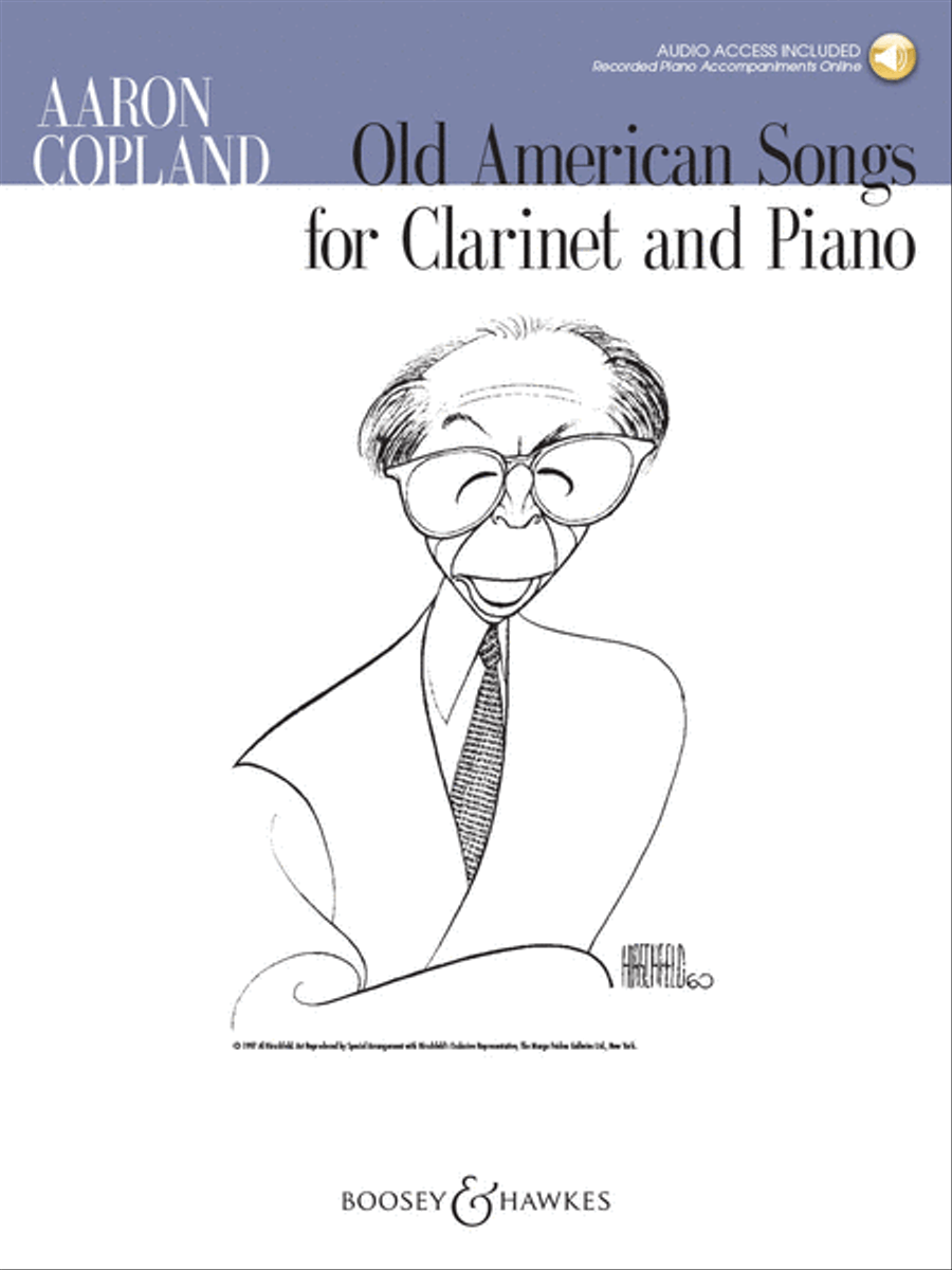 Old American Songs Clarinet Solo scores gallery preview page 1
