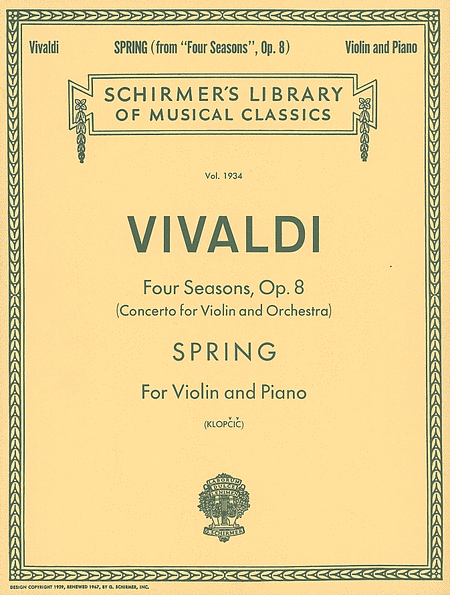 Antonio Vivaldi: Spring (from Four Seasons, Op. 8)