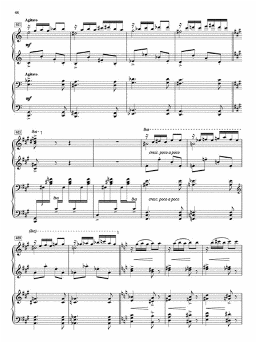 Rhapsody in Blue for Piano Duet 1 Piano, 4-Hands scores gallery preview page 5