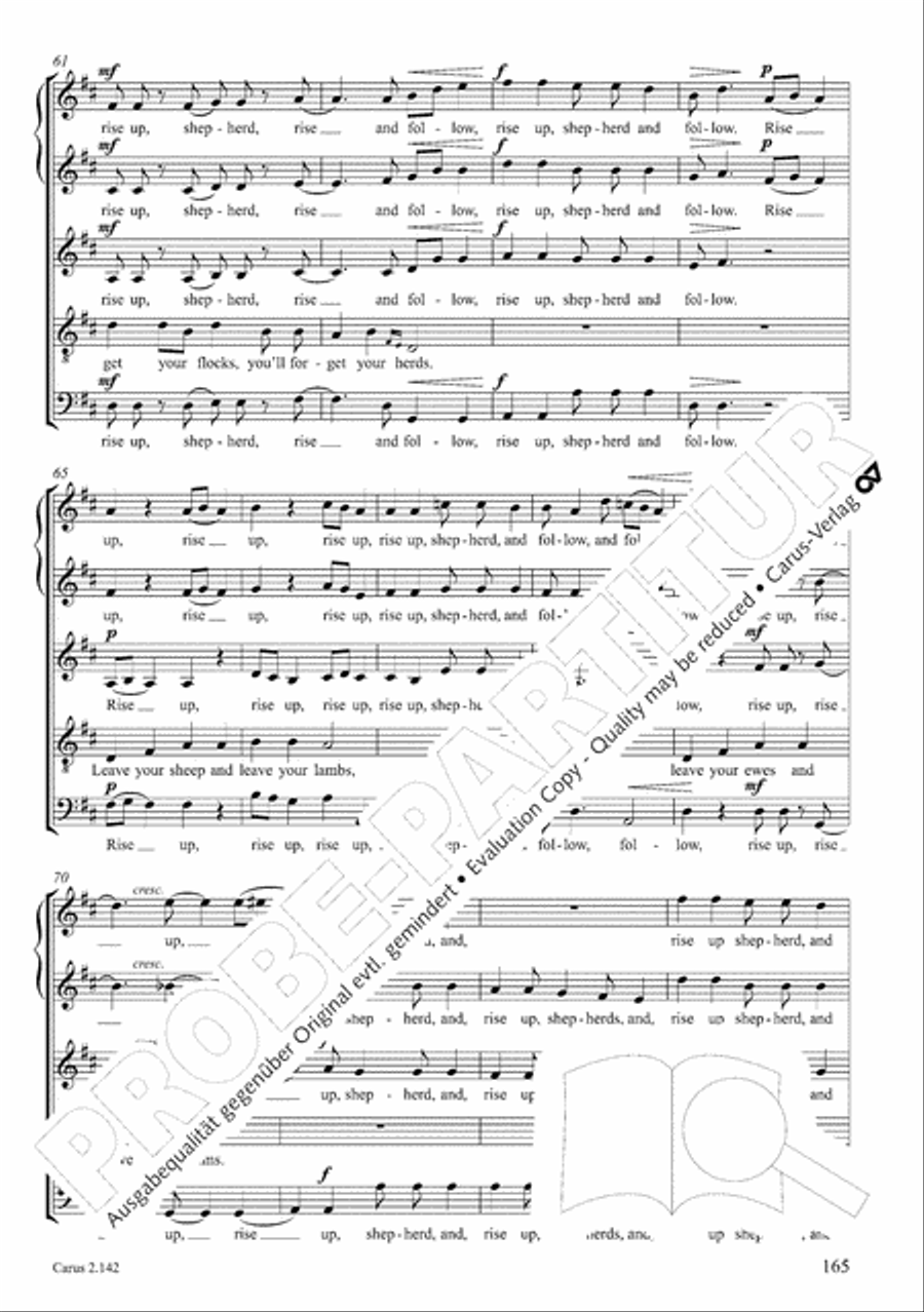 Christmas Carols of the World. Choral collection 4-Part scores gallery preview page 135