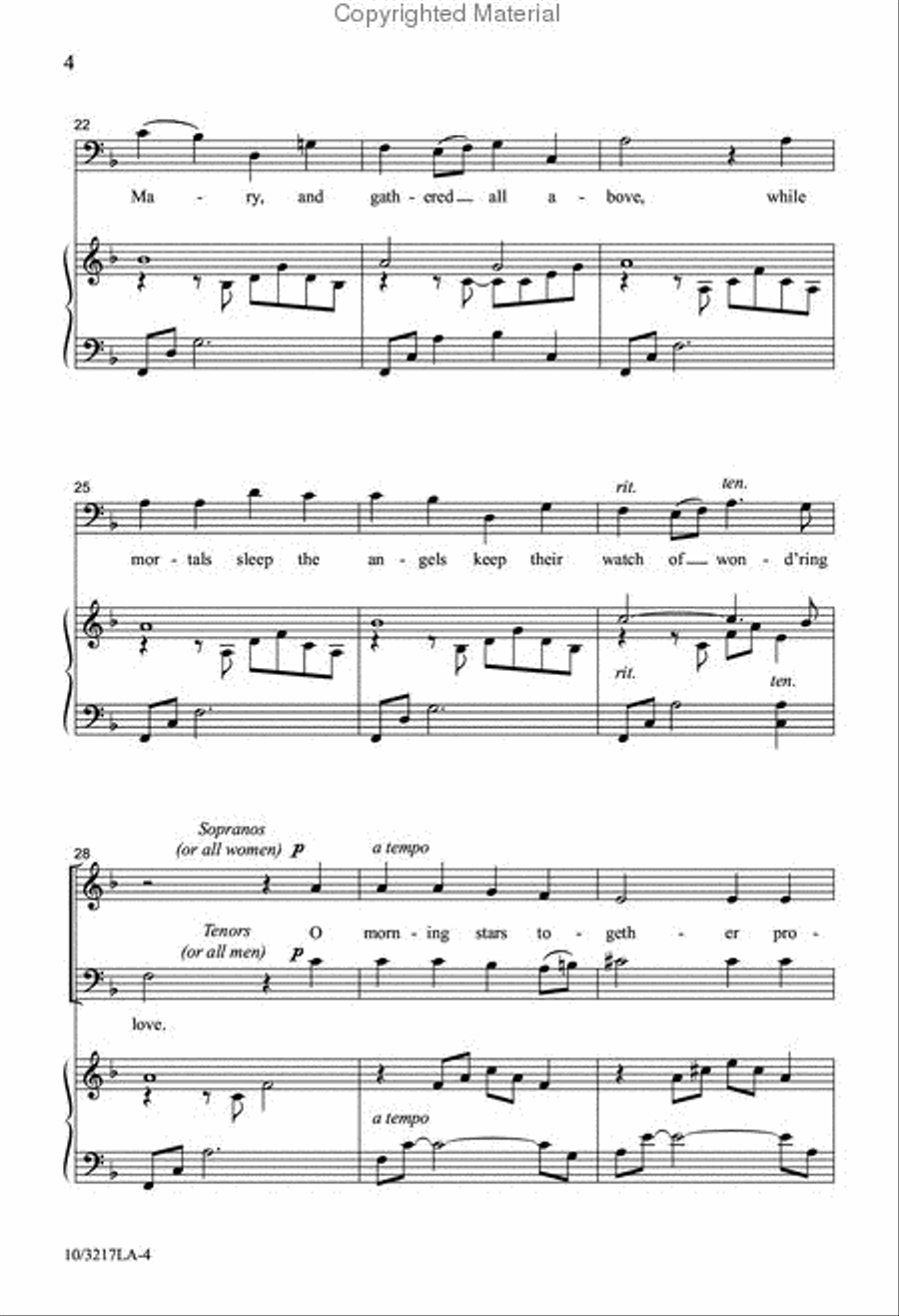 <br>Sheet music extract
