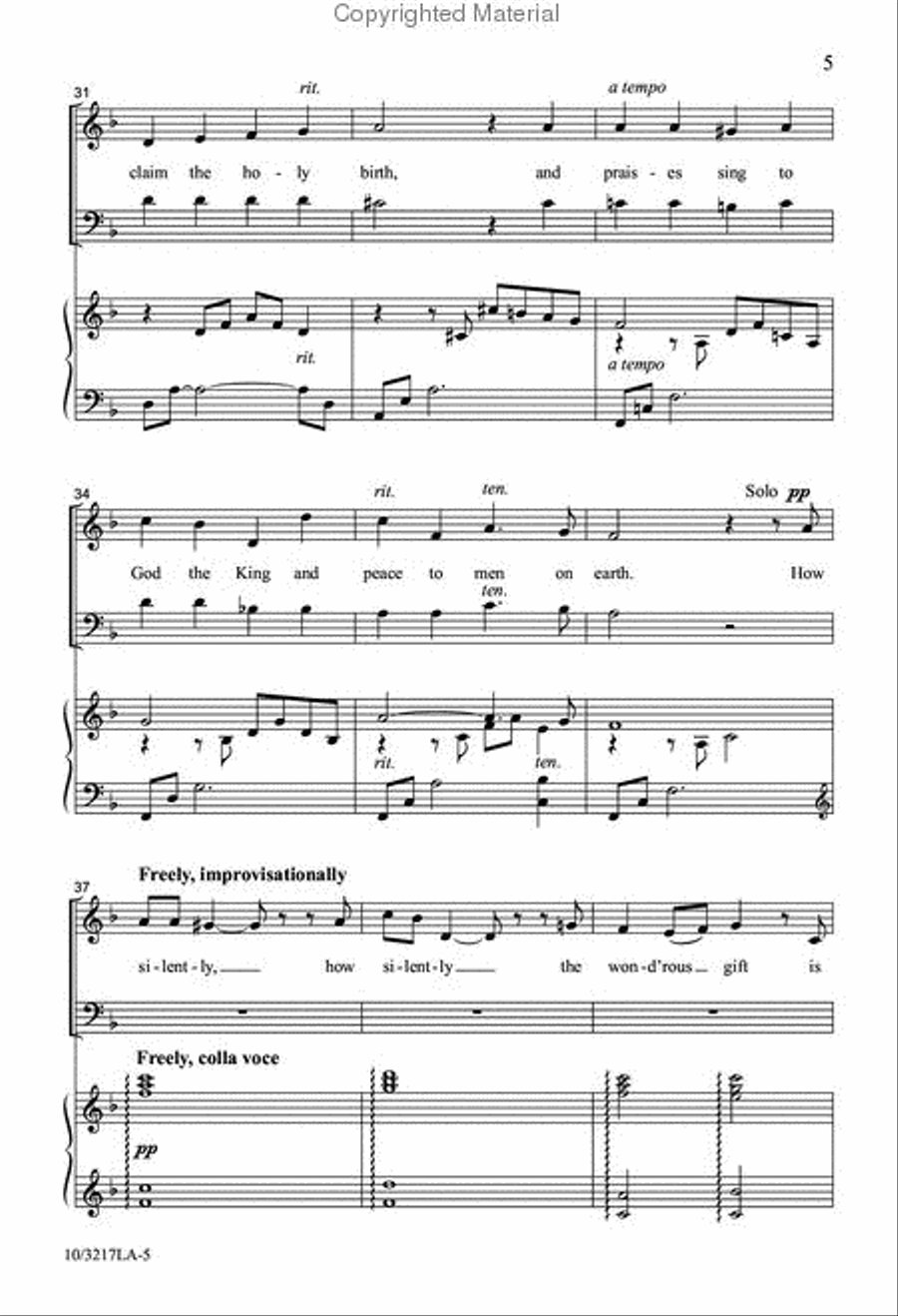 <br>Sheet music extract