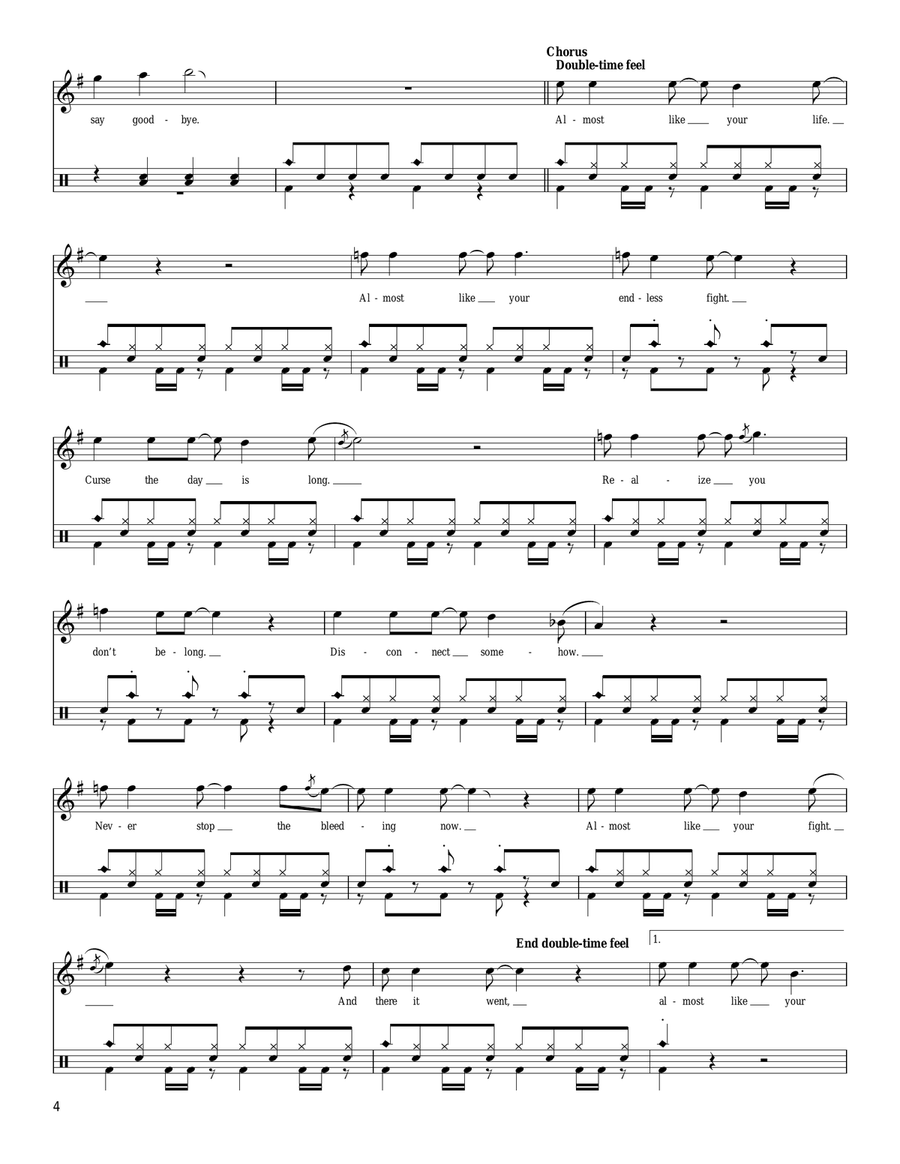 That Was Just Your Life Drum Set scores gallery preview page 4