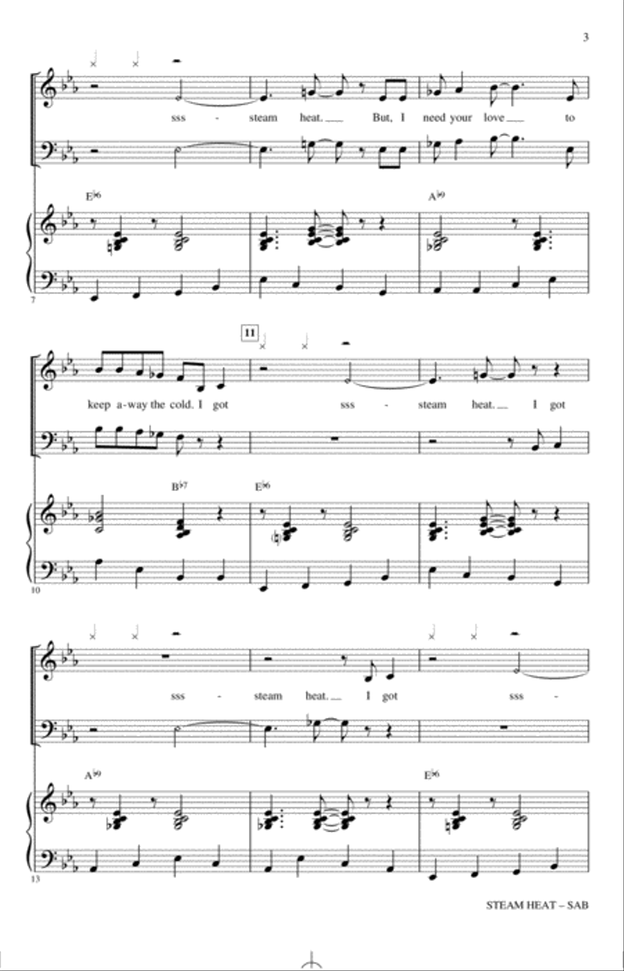 Steam Heat Steam Heat 3-Part scores gallery preview page 2